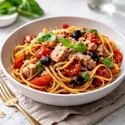 番茄金枪鱼意大利面