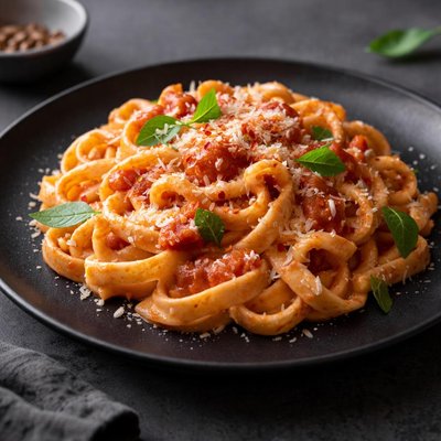Tomato cream pasta
