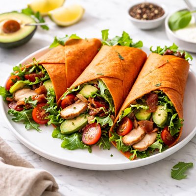 Tomato keto wraps