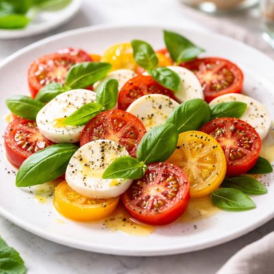 Tomato mozzarella salad