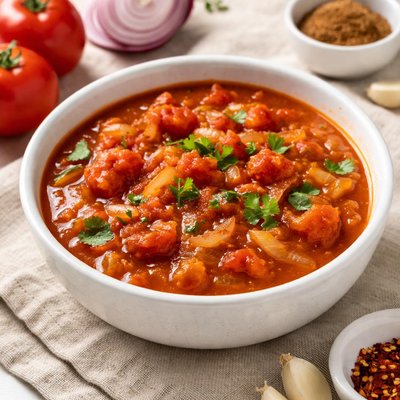 Tomato onion gravy