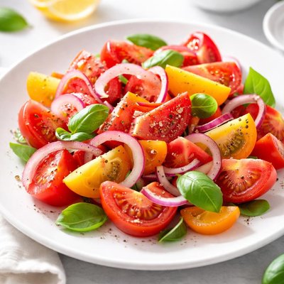 Tomato onion salad