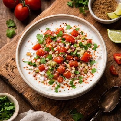 Tomato raita