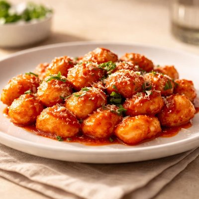 Tomato sauce gnocchi