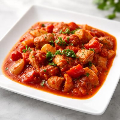 Tomato sauce stew
