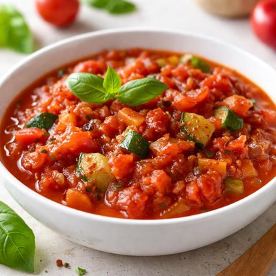 Tomato sauce with vegetables