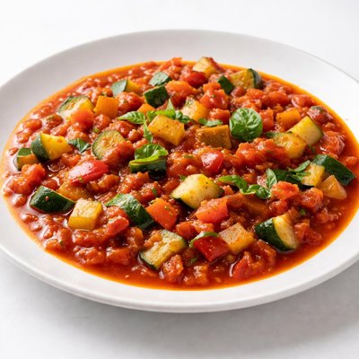 Tomato sauce with veggies