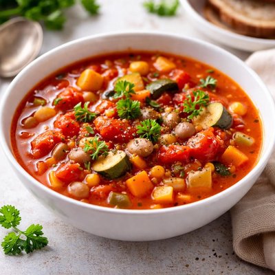 Tomato vegetable soup