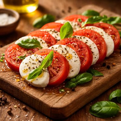 Tomato with mozzarella