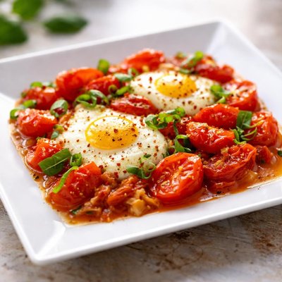 Tomatoes and eggs