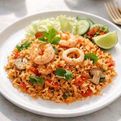 Tomyum fried rice