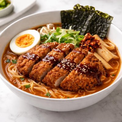 Tonkatsu spicy miso ramen