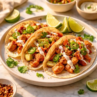 Tonnos spicy chicken tacos