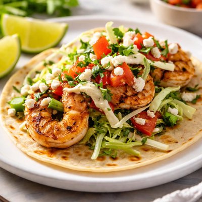 Torchys baja grilled shrimp taco