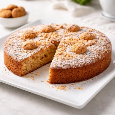 Torta agli amaretti