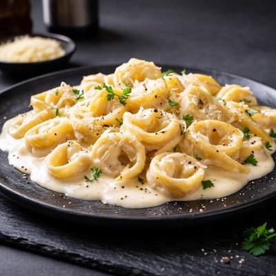 Tortellini with alfredo