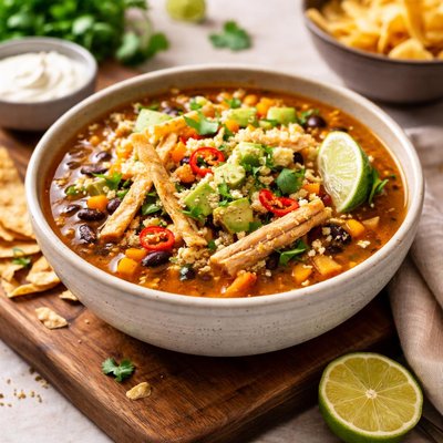 Tortilla chicken soup