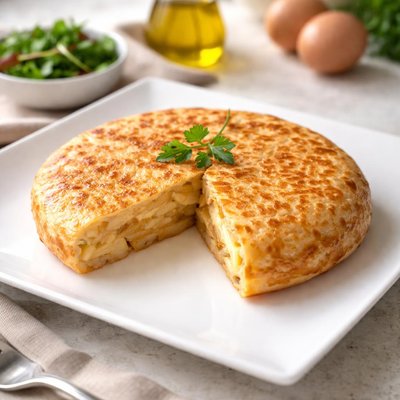 Tortilla de patatas con cebolla hacendado