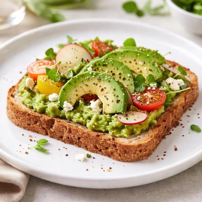 Tostada de pan integral