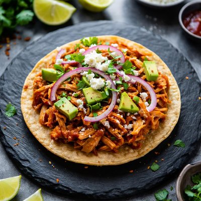 Tostada de tinga