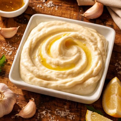 Toum garlic sauce