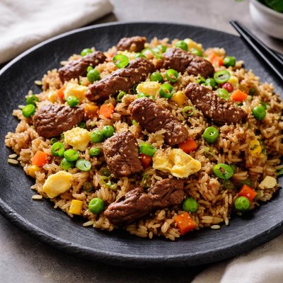 Trader joes beef fried rice