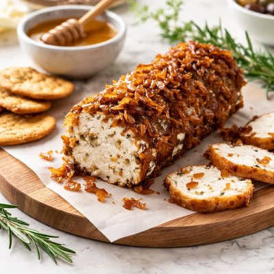 Trader joes carmelized onion goat cheese log