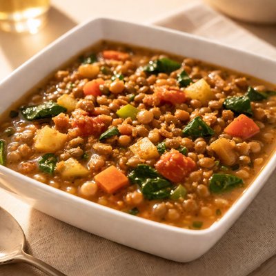 Trader joes lentil vegegable soup