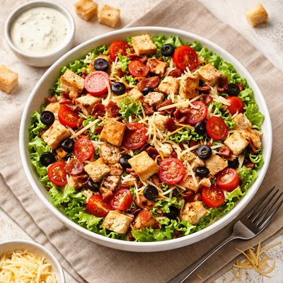 Trader joes pizza ranch salad
