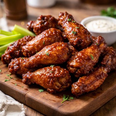 Traditional honey bbq wings