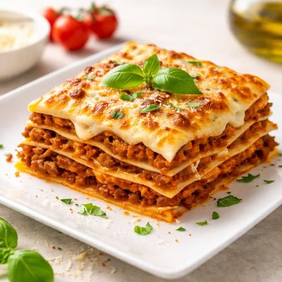 Traditional italian lasagne