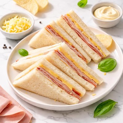 Tramezzino cotto e formaggio