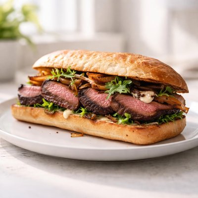 Tri-tip sandwich
