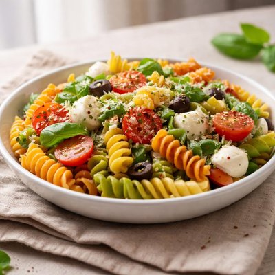 Tri color pasta