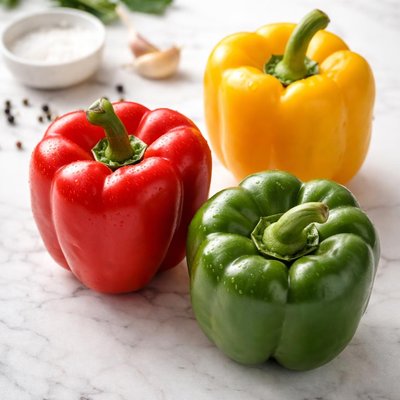Tricolor peppers