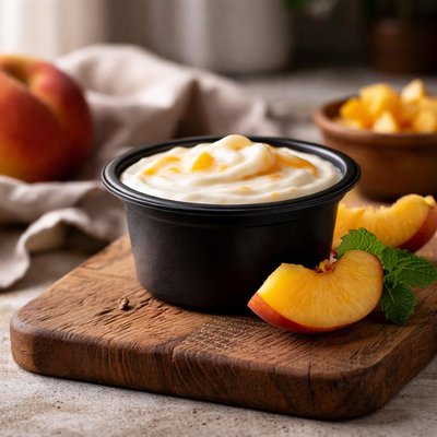 Yogur griego de durazno triple cero Oikos