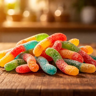 Trolli gummy worms
