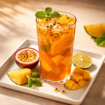 Tropical fruit tea