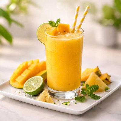 Tropical mango drink