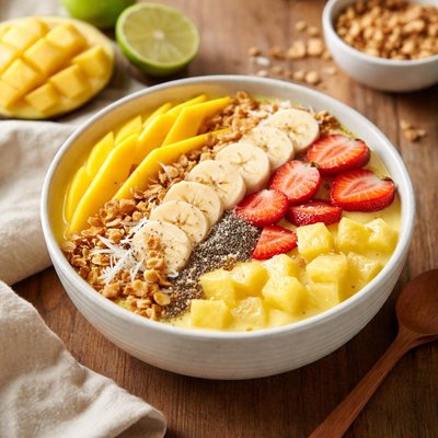 Tropical smoothie bowl