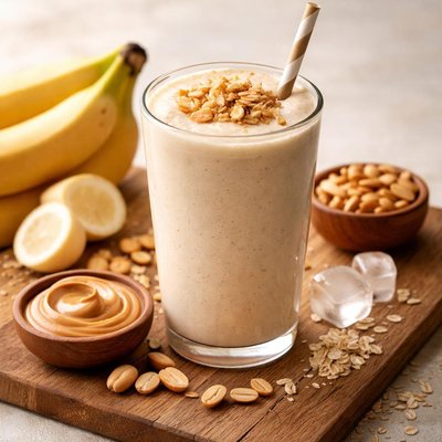 Tropical smoothie peanut delight