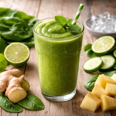 Tropical smothiee detox island green