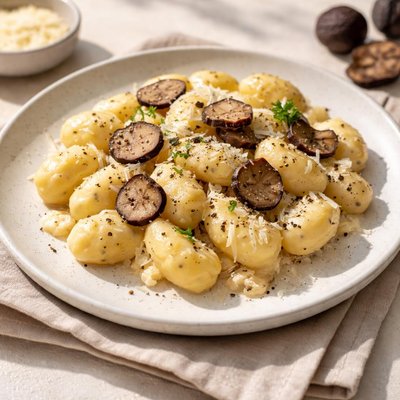 Truffle gnocchi