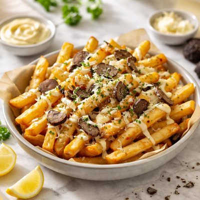 Truffle mayo fries