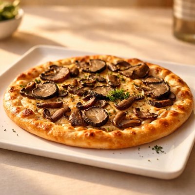 Truffle mushroom pizza
