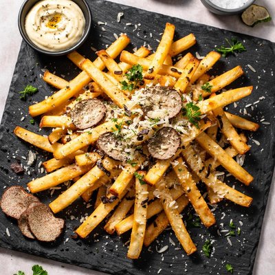 Truffle parmesan fries