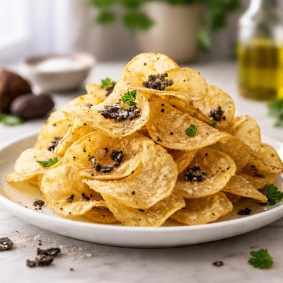 Truffle potato chips
