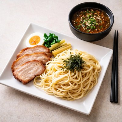 Tsukemen noodles