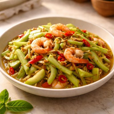 Tumis labu siam