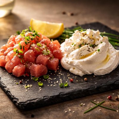 Tuna and cream cheese